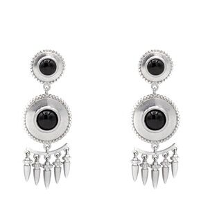 Rebecca Minkoff Boho Fringe Chandelier Earrings New